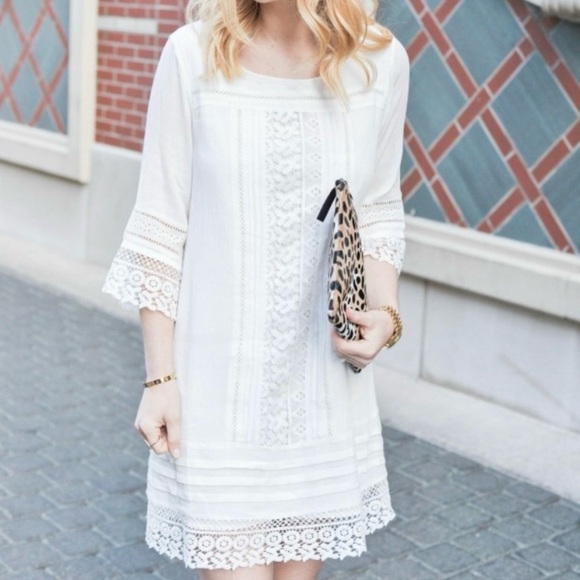 REVOLVE Sanctuary Desert BohomeLace Trim Shift Dress